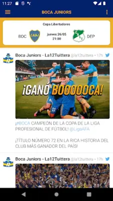 Boca Juniors android App screenshot 6